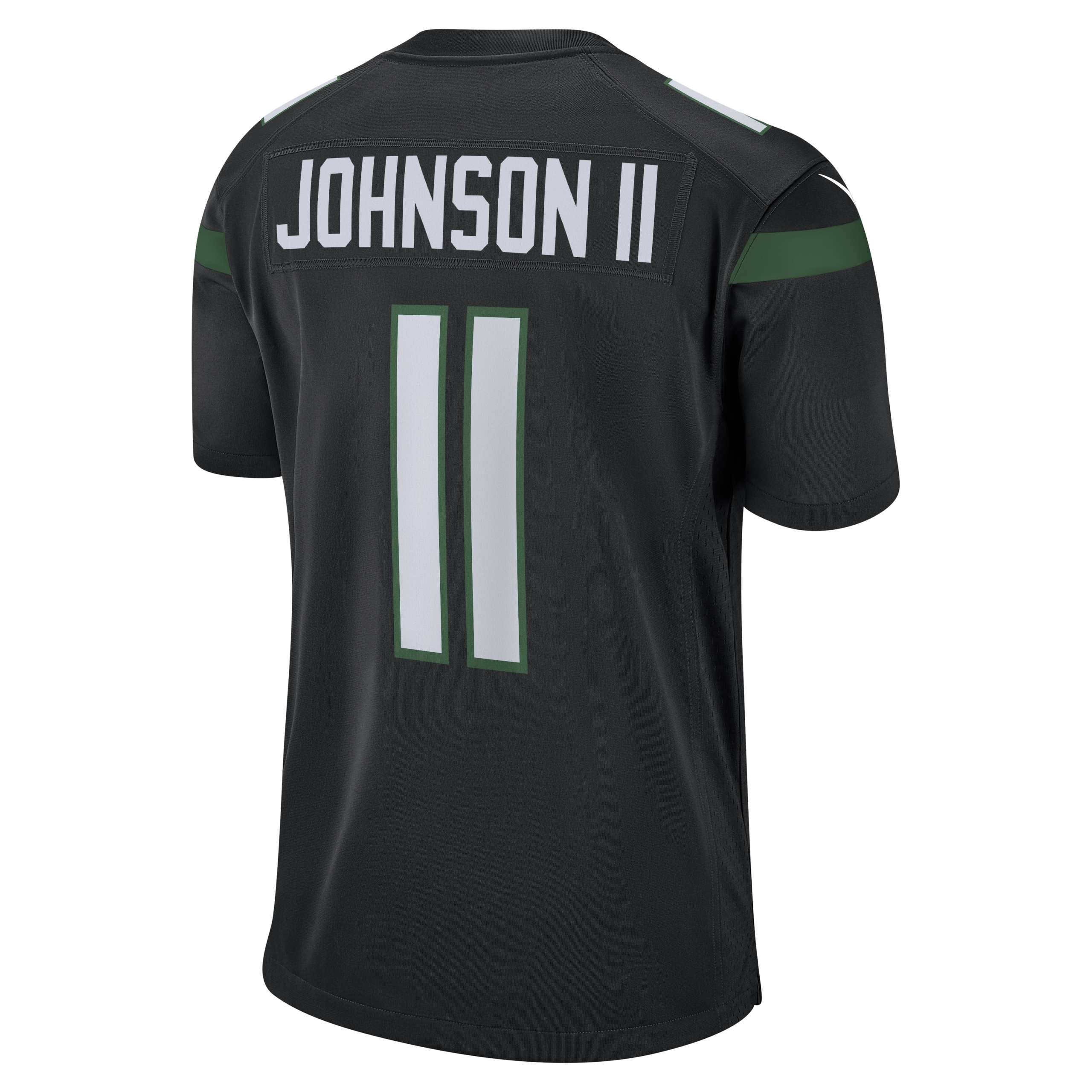 Jermaine Johnson II New York Jets Nike Alternate Game Jersey Stealth Black - Image 3