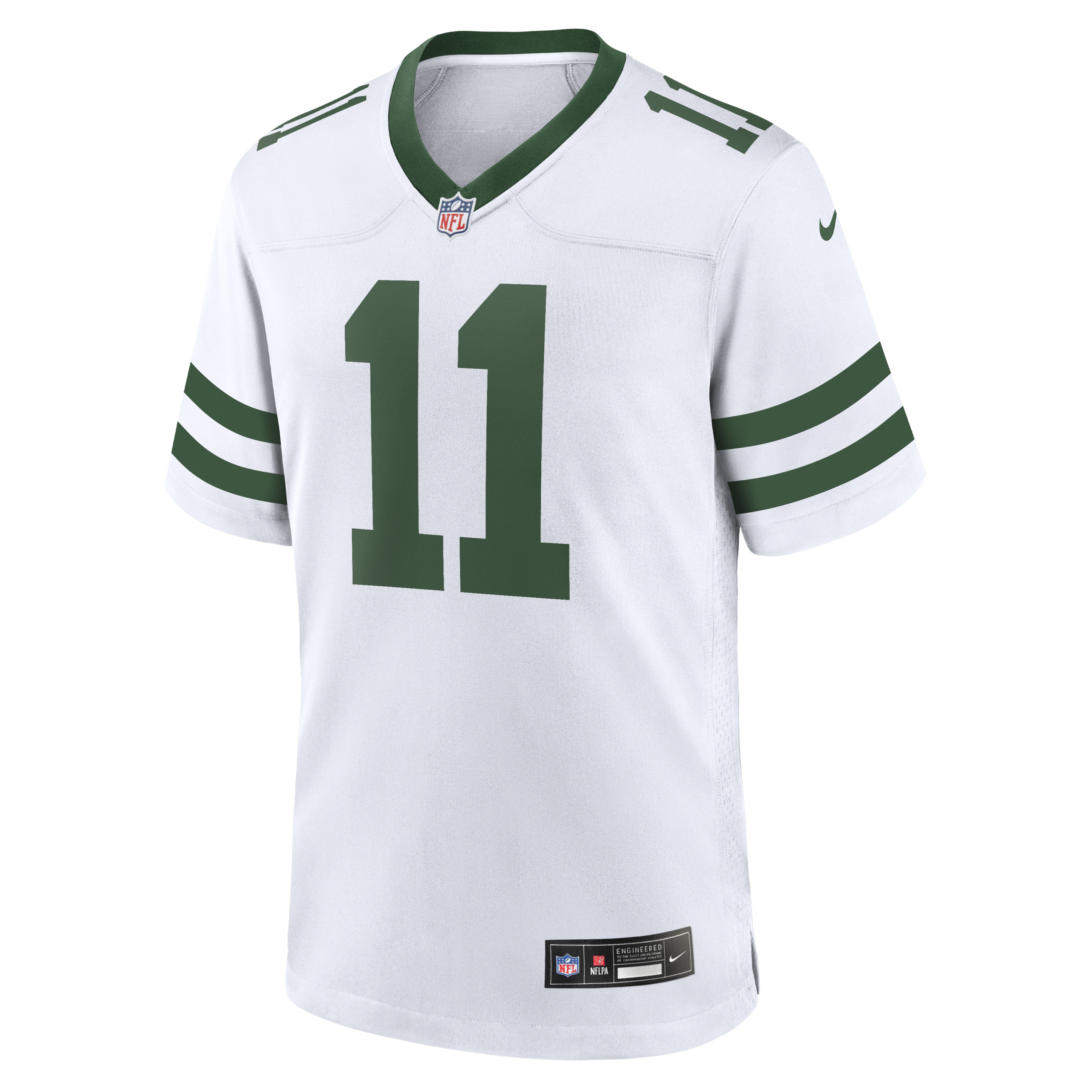 Jermaine Johnson II New York Jets Nike Alternate Game Jersey Spotlight White - Image 2
