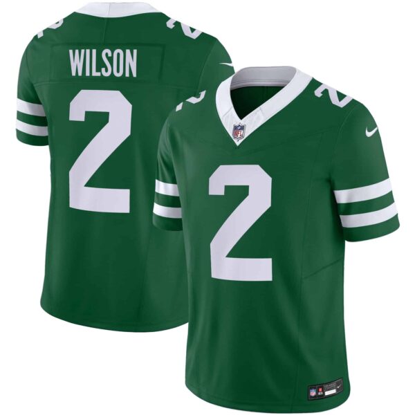 Men’s Jets Legacy Limited Jersey – All Stitched – Green – Zach Wilson