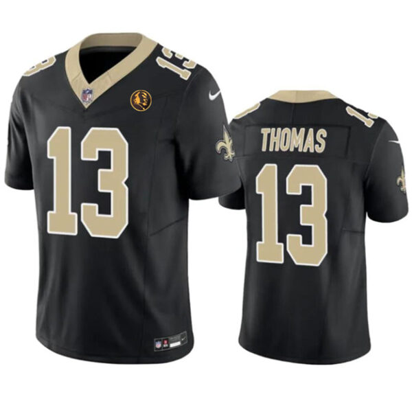 New Orleans Saints #13 Michael Thomas Black 2023 FUSE With John Madden Jersey