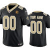 New Orleans Saints Active Player Custom Black 2023 FUSE With John Madden Jersey