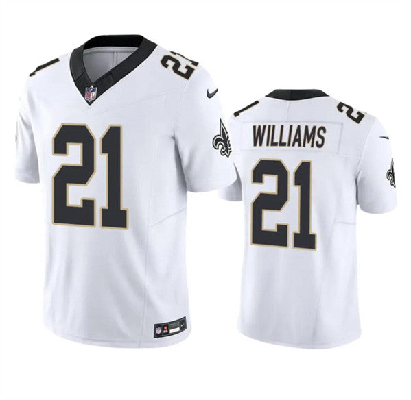 New Orleans Saints #21 Jamaal Williams White 2023 FUSE Vapor Untouchable Limited Football Stitched Jersey