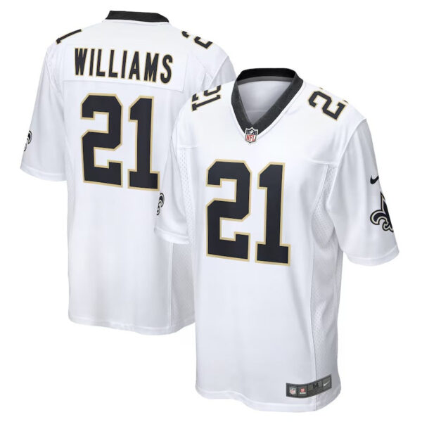 New Orleans Saints #21 Jamaal Williams Team Game Jersey – White