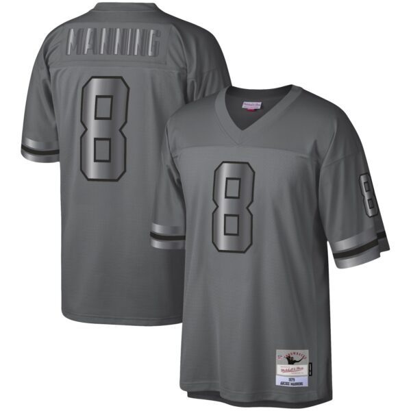 Archie Manning New Orleans Saints Mitchell Ness 1979 Retired Player Metal Legacy Jersey Charcoal