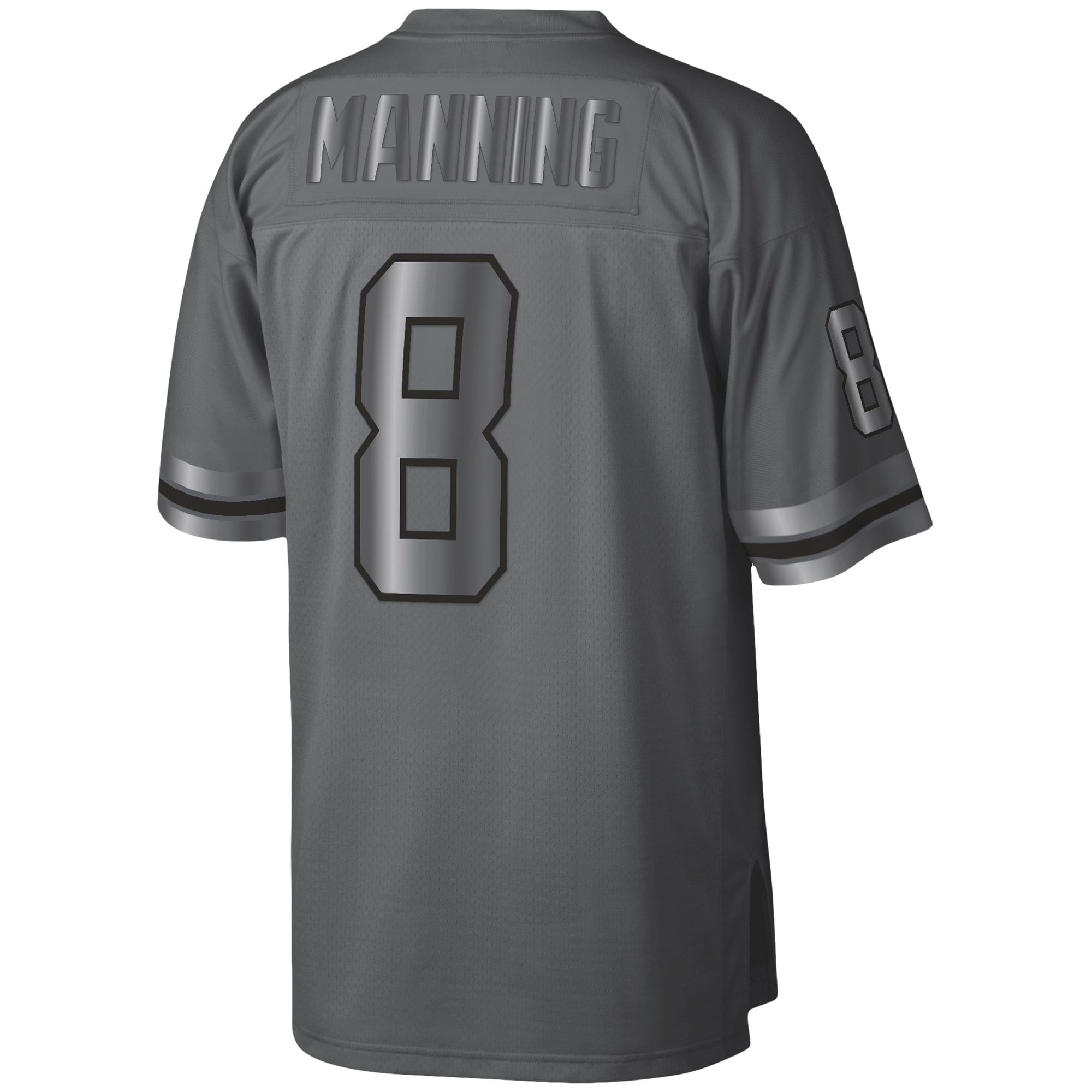 Archie Manning New Orleans Saints Mitchell Ness 1979 Retired Player Metal Legacy Jersey Charcoal - Image 3