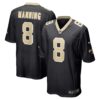 Archie Manning New Orleans Saints Nike Retired Player Game Jersey Black