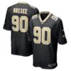Bryan Bresee New Orleans Saints Nike Game Jersey Black