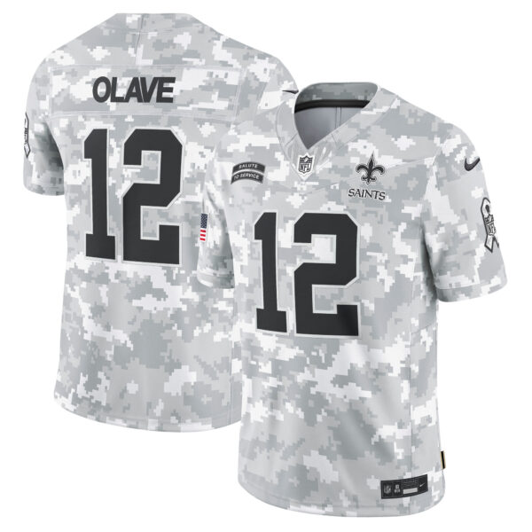 Chris Olave New Orleans Saints Nike 2024 Salute To Service Limited Jersey Arctic Camo