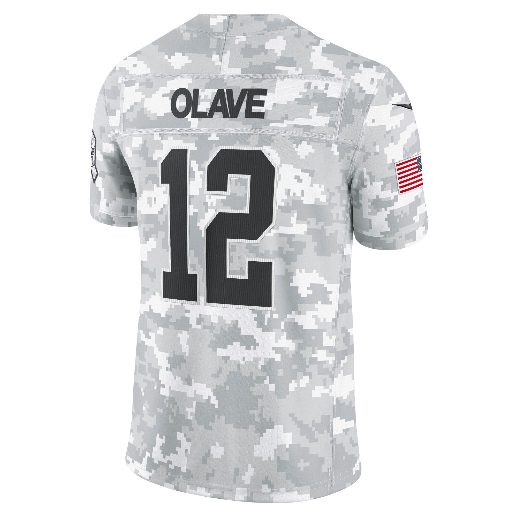 Chris Olave New Orleans Saints Nike 2024 Salute To Service Limited Jersey Arctic Camo - Image 3