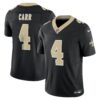 Derek Carr New Orleans Saints Nike Vapor FUSE Limited Jersey Black