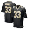 Kirk Merritt New Orleans Saints Nike Team Game Jersey Black