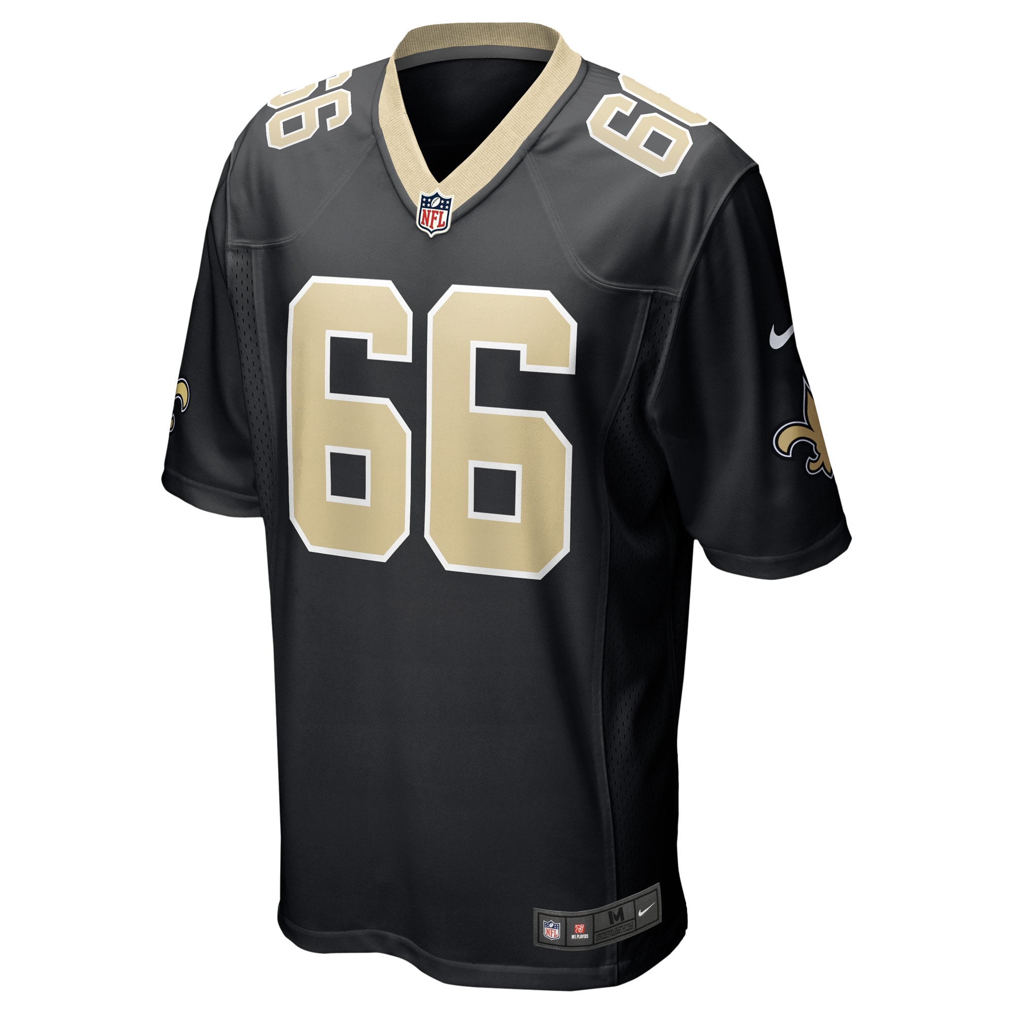 Lewis Kidd New Orleans Saints Nike Game Player Jersey Black - Image 2
