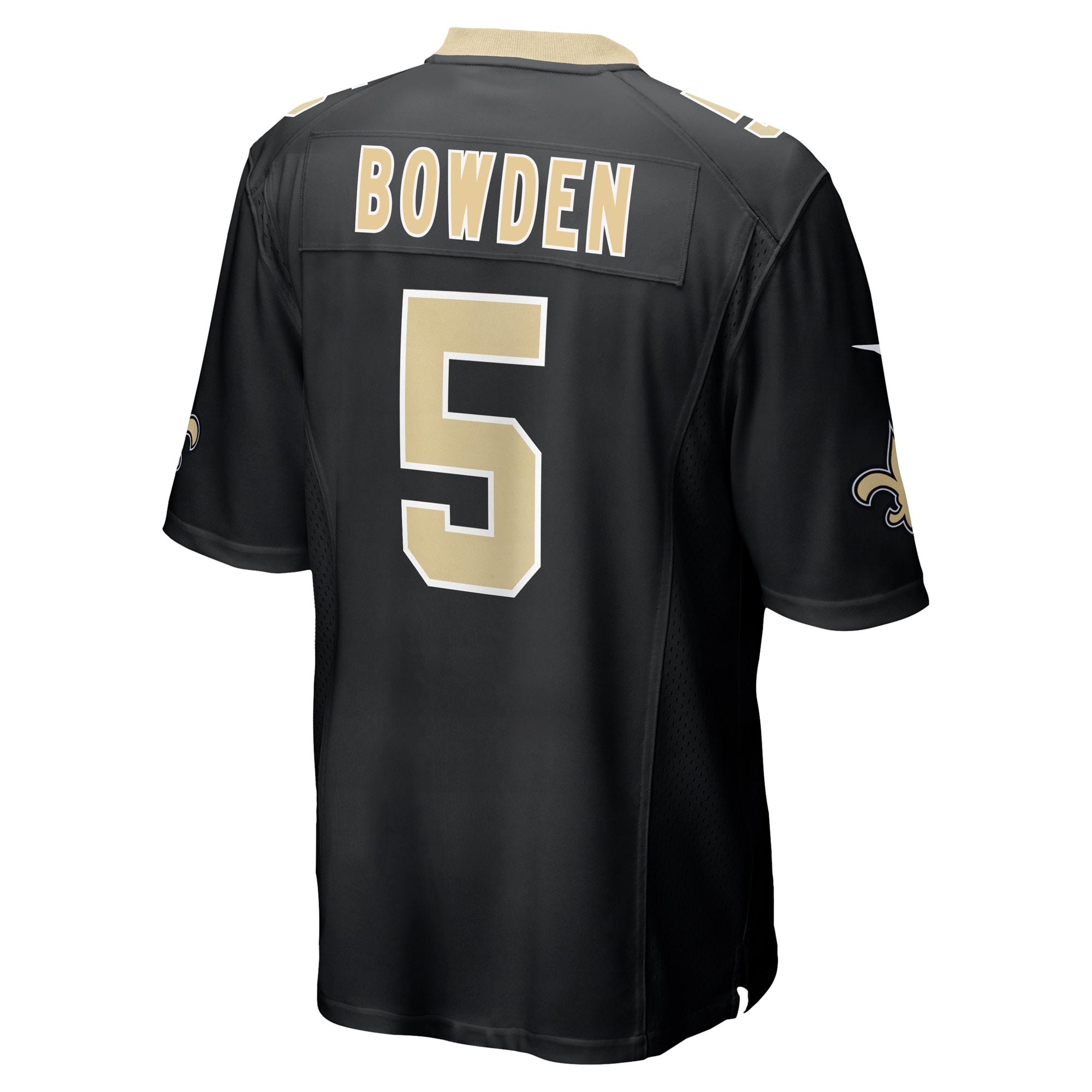 Lynn Bowden Jr New Orleans Saints Nike Team Game Jersey Black - Image 3