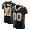 New Orleans Saints Nike Vapor FUSE Elite Custom Jersey Black