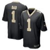 Number 1 Dad New Orleans Saints Nike Game Jersey Black