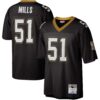 Sam Mills New Orleans Saints Mitchell Ness Legacy Replica Jersey Black