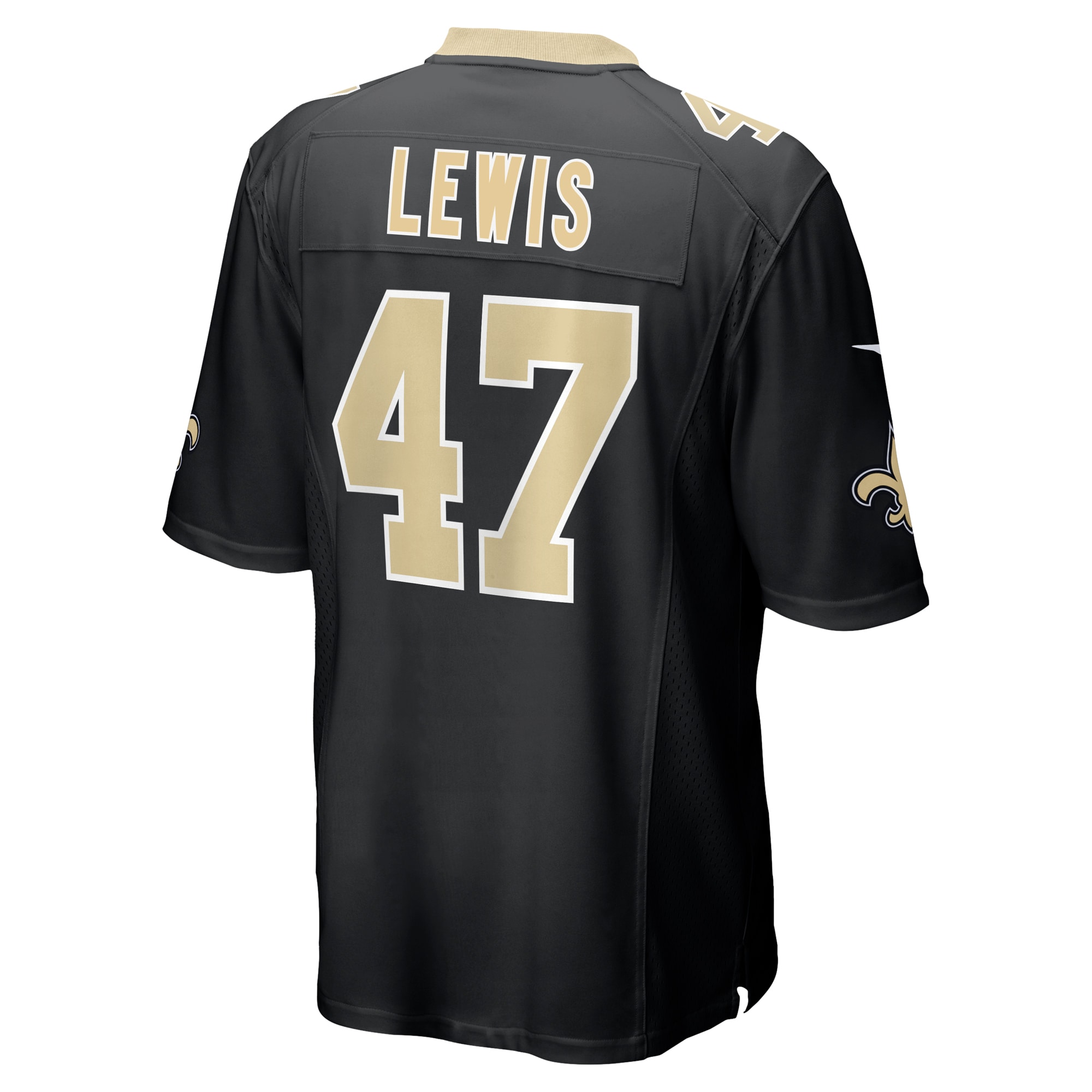 Terrell Lewis New Orleans Saints Nike Game Jersey Black - Image 3