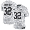 New Orleans Saints #32 Tyrann Mathieu 2024 FUSE Arctic Camo Salute To Service Limited Football Stitched Jersey