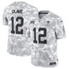 New Orleans Saints #12 Chris Olave Arctic Camo 2024 FUSE Salute To Service Limited Football Stitched Jersey
