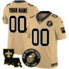 Saints EST. 1967 Patch Vapor Custom Jersey – All Stitched – Youth – Gold