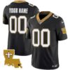 Saints 1987 Legacy Vapor Custom Jersey – All Stitched – Men – Black