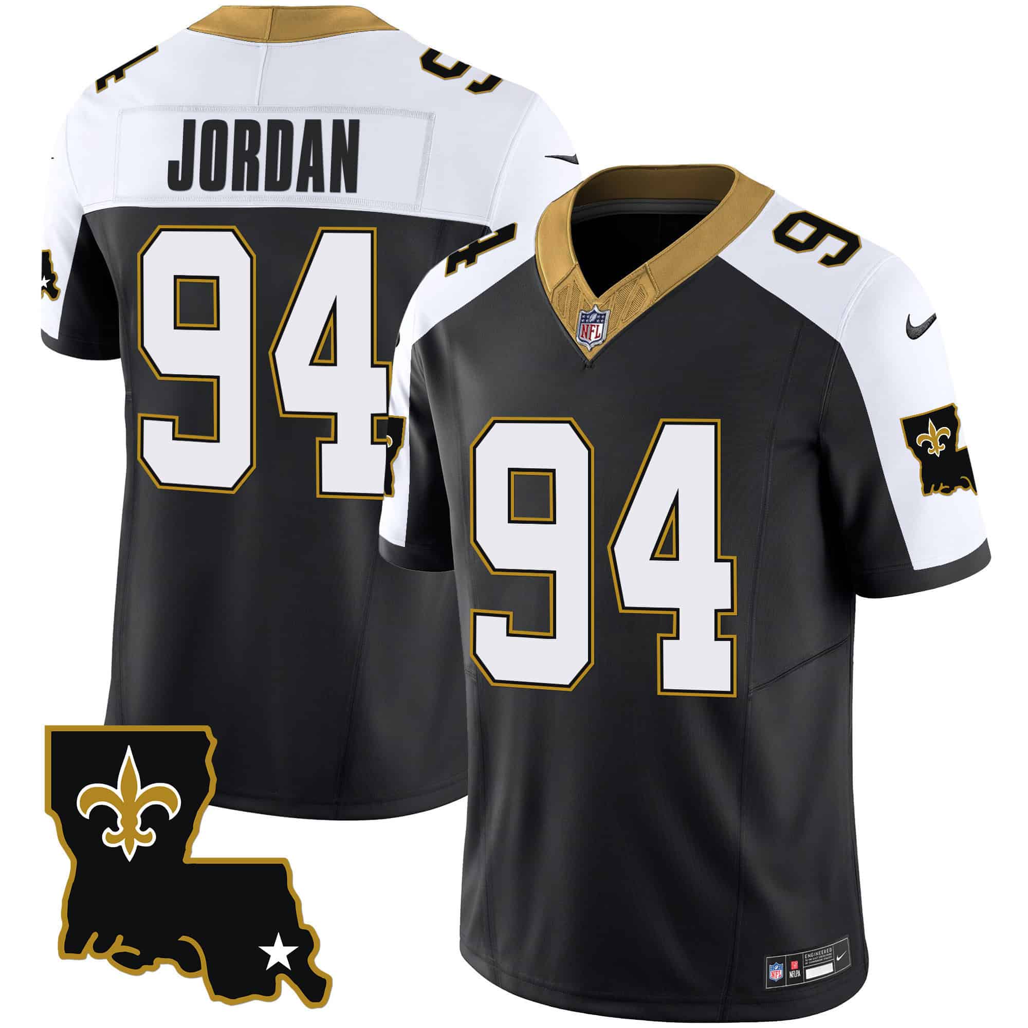 Youth’s Saints 1987 Legacy Vapor Jersey – All Stitched – Alternate – Cameron Jordan