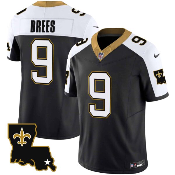 Youth’s Saints 1987 Legacy Vapor Jersey – All Stitched – Alternate – Drew Brees