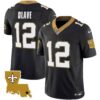 Youth’s Saints 1987 Legacy Vapor Jersey – All Stitched – Black – Chris Olave