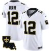 Youth’s Saints 1987 Legacy Vapor Jersey – All Stitched – White – Chris Olave