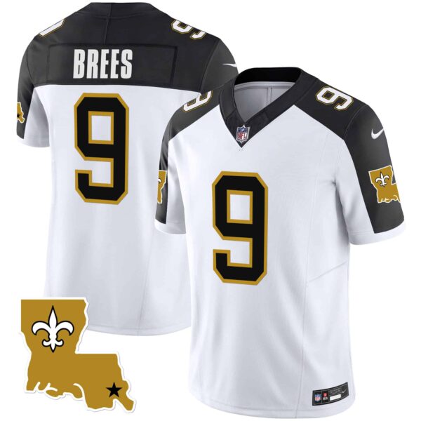 Youth’s Saints 1987 Legacy Vapor Jersey – All Stitched – Inverted – Drew Brees