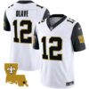 Youth’s Saints 1987 Legacy Vapor Jersey – All Stitched – Black Sleeves – Chris Olave