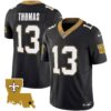 Youth’s Saints 1987 Legacy Vapor Jersey – All Stitched – Black – Michael Thomas