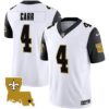 Youth’s Saints 1987 Legacy Vapor Jersey – All Stitched – Black Sleeves – Derek Carr