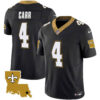 Youth’s Saints 1987 Legacy Vapor Jersey – All Stitched – Black – Derek Carr