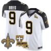 Men’s Saints Vapor Limited Jersey – New Orleans Patch – All Stitched – Inverted – Drew Brees