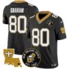 Men’s Saints EST. 1967 Patch Vapor Jersey – All Stitched – Black – Jimmy Graham