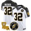 Men’s Saints EST. 1967 Patch Vapor Jersey – All Stitched – Inverted – Tyrann Mathieu