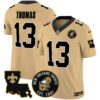 Men’s Saints EST. 1967 Patch Vapor Jersey – All Stitched – Gold – Michael Thomas