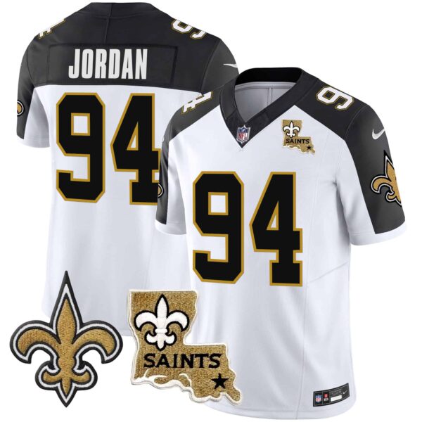 Men’s Saints Vapor Limited Jersey – New Orleans Patch – All Stitched – Inverted – Cameron Jordan