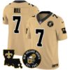 Men’s Saints EST. 1967 Patch Vapor Jersey – All Stitched – Gold – Taysom Hill