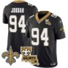 Men’s Saints Vapor Limited Jersey – New Orleans Patch – All Stitched – Black – Cameron Jordan