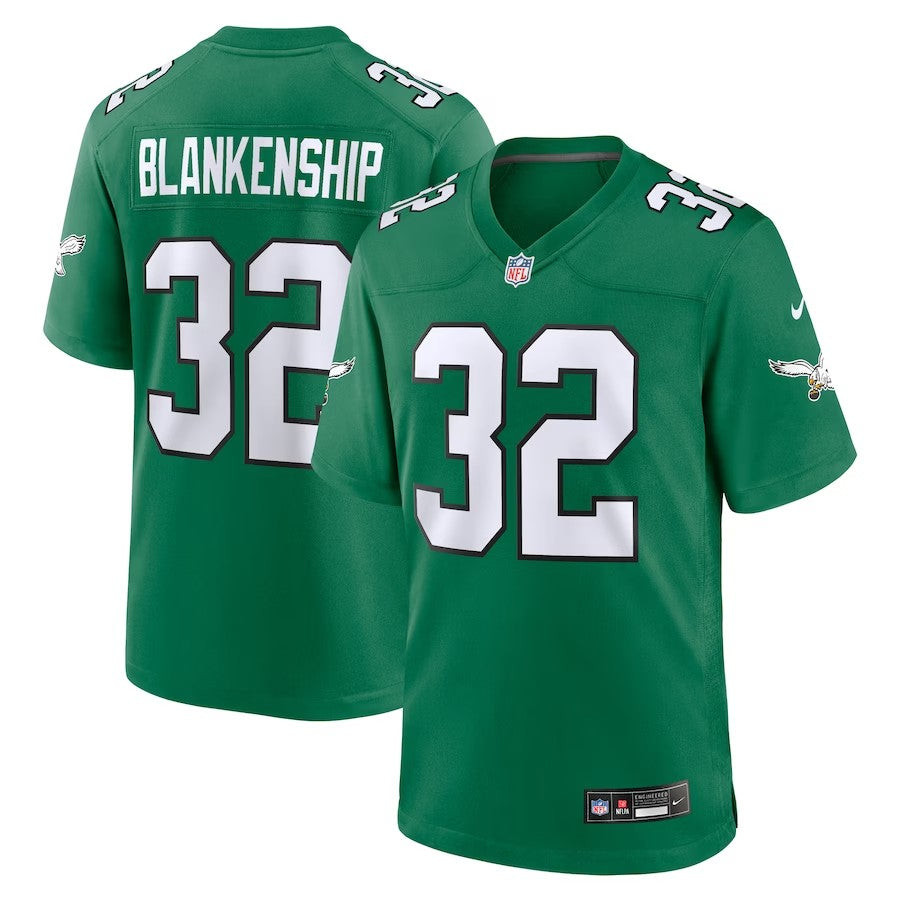 Philadelphia Eagles #32 Reed Blankenship Alternate Game Jersey – Kelly Green