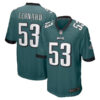 Philadelphia Eagles #53 Shaquille Leonard Game Jersey – Midnight Green