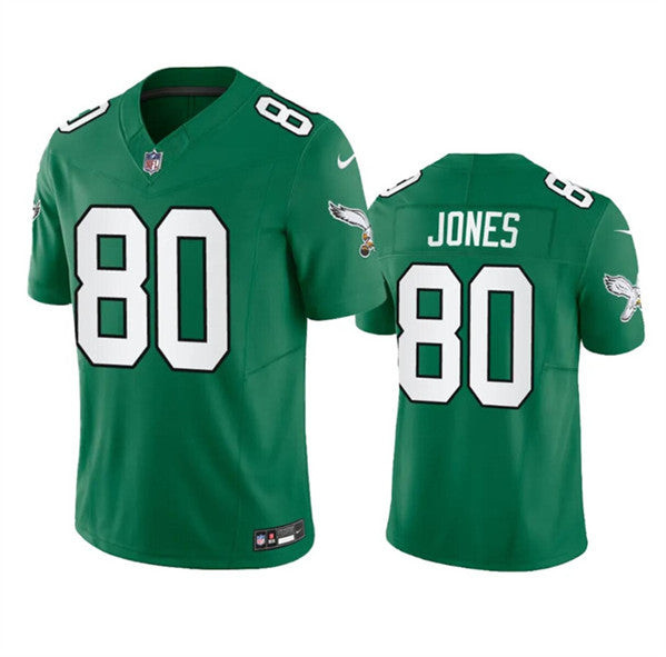 Philadelphia Eagles #80 Julio Jones Green 2023 FUSE Throwback Vapor Untouchable Limited Football Stitched Jersey