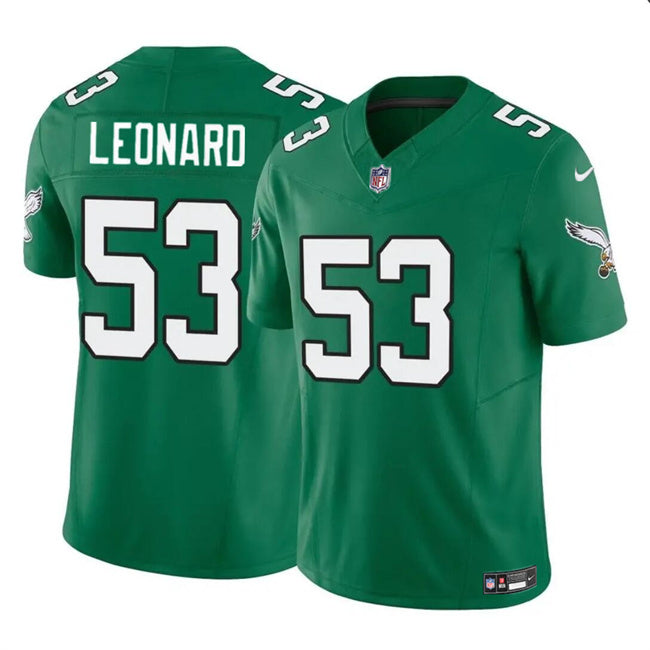 Philadelphia Eagles #53 Shaquille Leonard Green 2023 FUSE Vapor Untouchable Jersey