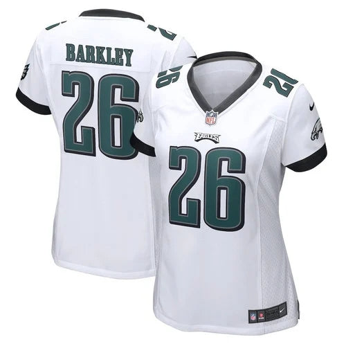 Philadelphia Eagles #26 Saquon Barkley Game Jersey – White