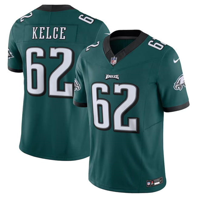 Philadelphia Eagles #62 Jason Kelce Green 2023 FUSE Vapor Untouchable Limited Jersey