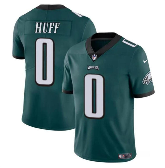 Philadelphia Eagles #0 Bryce Huff Green Vapor Untouchable Limited Stitched 1 Jersey