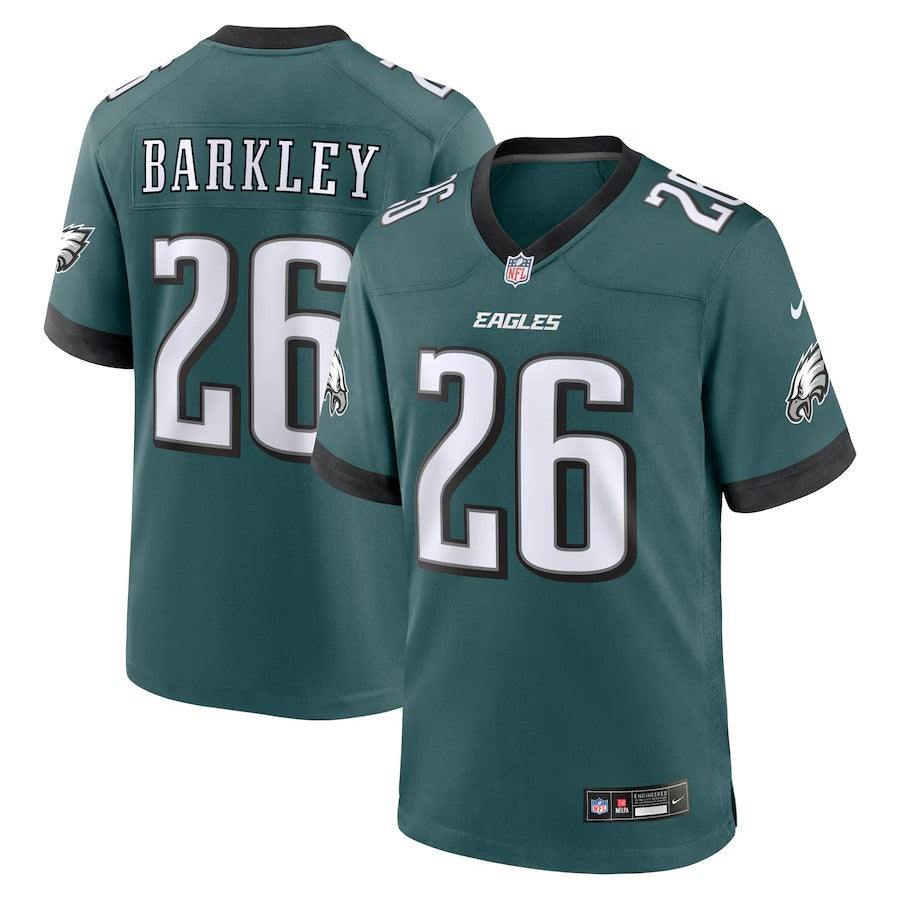 Philadelphia Eagles #26 Saquon Barkley Game Player Jersey – Midnight Green1