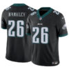Philadelphia Eagles #26 Saquon Barkley Black 2023 FUSE Vapor Untouchable Limited Stitched Football Jersey